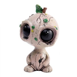 Garden Statue Novelty Alien Sculptures, Funy Alien Resin Ornament for Home Indoor Outdoor Patio Lawn Yard Decor, Collectable Gift