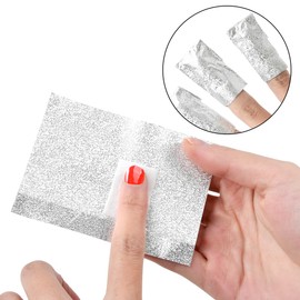 OctBird 500PCS of Tin Foil with Cotton for Nail Removal Nail Foils Nail Foils for Gel Nails Foil Nail Wraps Nail Wraps Remover Gel Nail Foils Nail Soak off Foils Nail Foils for Gel Nail Removal