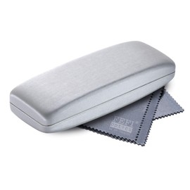 Fefi Hard Glasses Case with a Silk Look Size M Available in Metallic Colours -