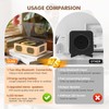 MANGOSTAN Portable CD Player with Speaker, Retro CD Player with