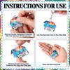 Siifert 96 Sets Dumpster Fire Acrylic Keychains Gift Bulk Appreciation