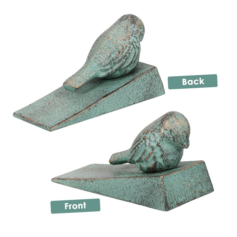 COHEALI Decorative Door Wedge Stopper Cast Iron Bird Door Stop