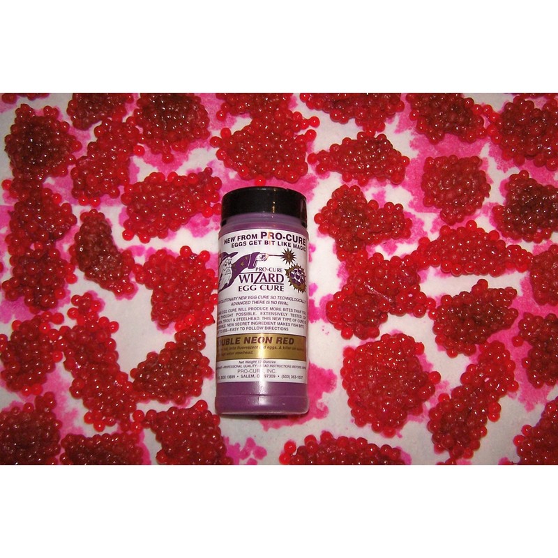 Pro-Cure Wizard Egg Cure, 12 Ounce, Double Neon Red