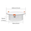 KISPISS ABS Adjustable Soffit Vent Cover with Fly Screen -