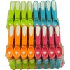 Laguelle 48 Clothes Pegs Made of Bi-Material, Extra Strong, Assorted