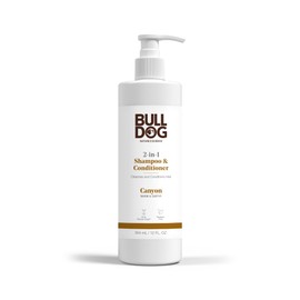 Bulldog Mens Skincare and Grooming 2-in-1 Shampoo and Conditioner, Canyon, 12 Fluid Ounces