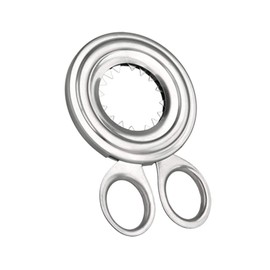 Metaltex Eggs Cutter of Stainless Steel, Silver