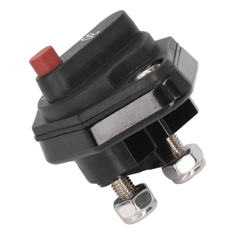 Circuit Breaker Fuse Overcurrent Protector Waterproof with Manual Reset Button