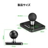 FANAUE 1" Ball Base Aluminum Alloy Mounting Base RAM Mount