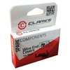 Clarks Cycle Systems Alloy Brake/Gear Inner Cable End Covers, Black,