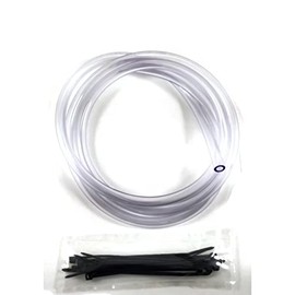 4' x 1/4" ID (6.4mm) x 3/8" OD Fuel Hose Line Mx ATV Dirtbike (Clear/Transparent)