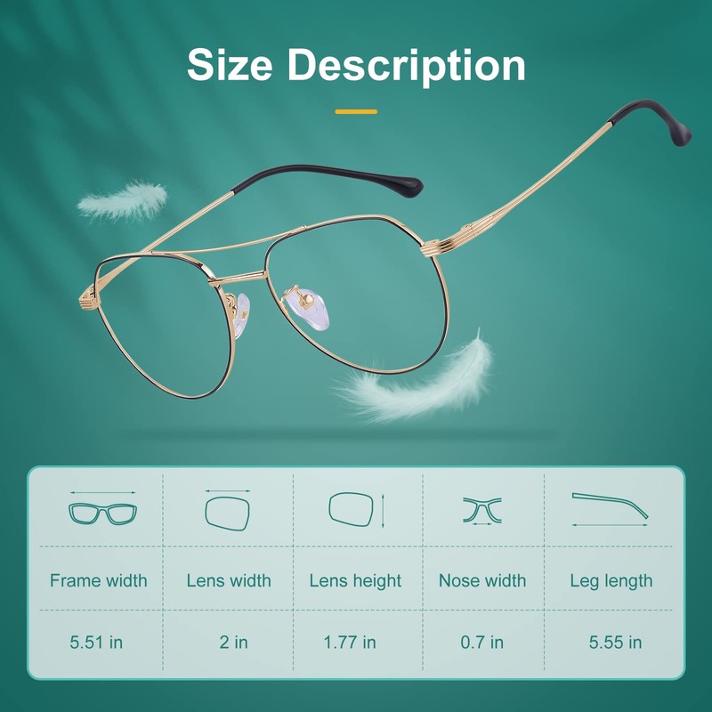 GIMDUMASA Glasses Frames for Women Computer Glasses PC Gaming Glasses