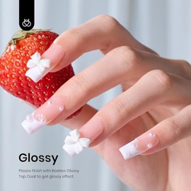Esmalte de uñas en gel Beetles, 1 pieza de 15 ml de color blanco, esmalte en gel para manicura, salón de manicura, diseño de uñas en, decoración en ca