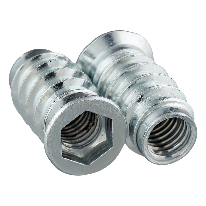 Composite sleeve with hexagon socket and wide collar made of