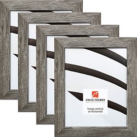 Craig Frames 26030 16 x 20 Inch Picture Frame, Gray Barnwood, Set of 4