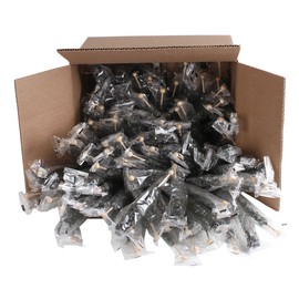 Extra Large Rock Candy Sticks: 144 Black Rock Candy Sticks - Black Cherry - Individually Wrapped for Party Favors, Candy Buffet, Showers, Receptions, Old Fashioned Espeez Bulk Candy on a Stick