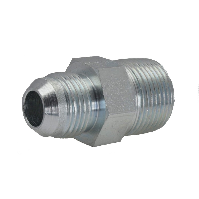 Double Nipple NPT 3/4 Inch UNF 7/8 Inch -14 (JIC),