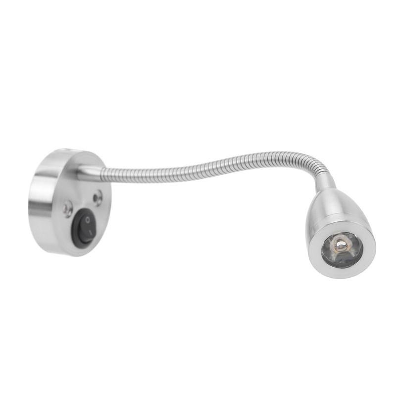 RV LED Bedside Light 360 Degree Swivel Flexible Goosneck Light