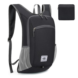 HUIOP Backpack, Lightweight Waterproof Foldable Backpack for Travel, Hiking, Cycling, Backpack for Men and Women
