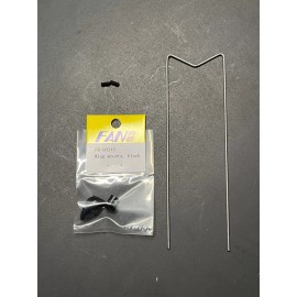 For Team Associated BOKI Racing RC10 B2/B3 Wing Wire Mount Kit Team Associated RC10B2 RC10B3 - Black