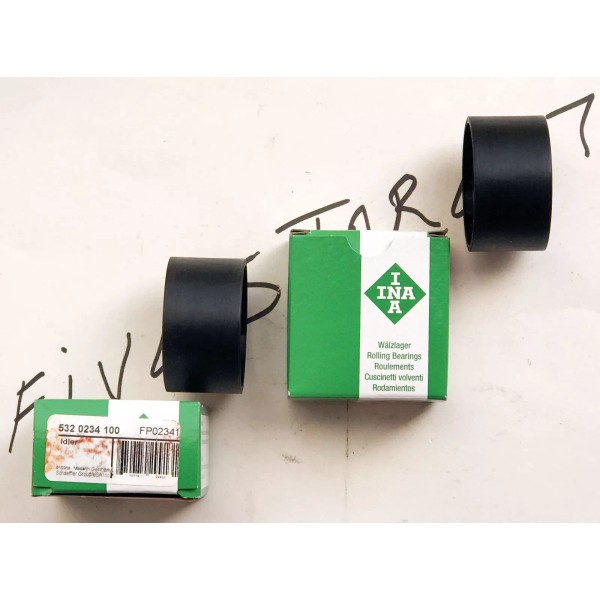 INA Alternator Belt x2 INA IDLER Pulley For 2001+UP Mercedes