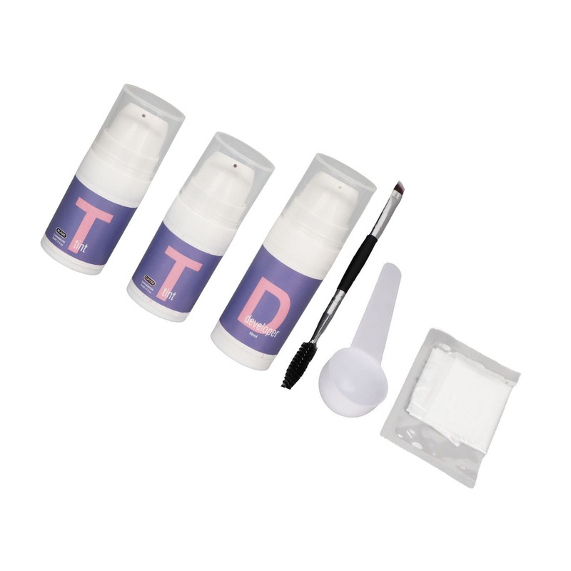 Eyebrow Tint Kit Semi Permanent High Pigment Instant Result Long