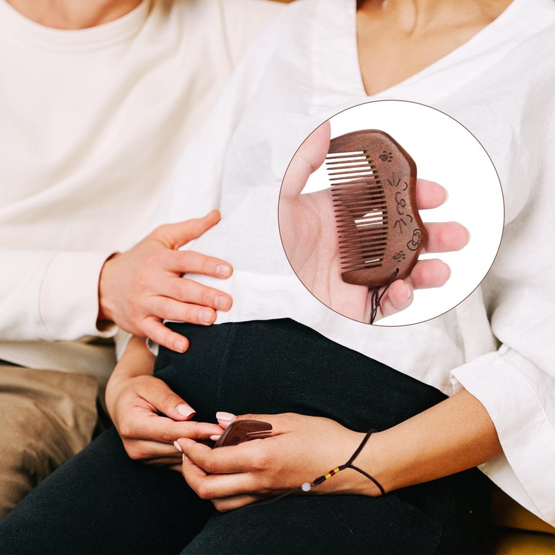 Labor Comb Set, Wooden Birthing Comb Pregnancy Birth Comb Labour