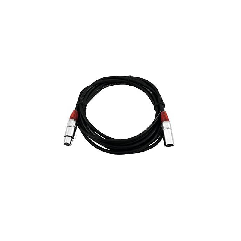OMNITRONIC XLR Cable 3-Pin 3 m Black / RT Audio