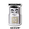 10mm Socket Missing Decal/Sticker - 3.5 x 5.75 - for