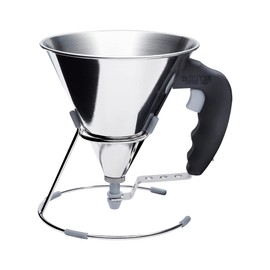 De Buyer 3353.00 Kwik Mini Piston Funnel Black