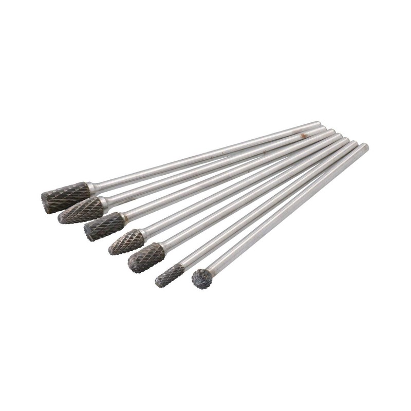 Extra Long Tungsten Carbide Burr Rotary Files Rust Remover Polishing