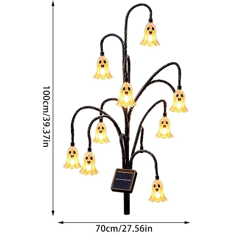 Luz Solar para Jardín VSXL6G8FO230UIB3 – Farol Fantasma Vintage