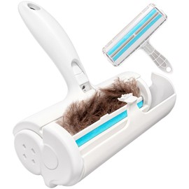 Performore - Self-Cleaning Pet Hair Remover Roller with Non Slip Rubber Handle, Dog and Cat Fur Hair Removal Cleaner Tool, Reusable Lint Remover for Clothes, Furniture, Coach Carpet Sofa or Car Seat