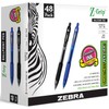 Zebra Pen Ballpoint - Bulk Pack Of 48 Z-grip Retractable