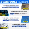 EVERTOOLS 8-in-1 Multi-Blade Hand Saw, Small Hacksaw, Long Handsaws, Jab