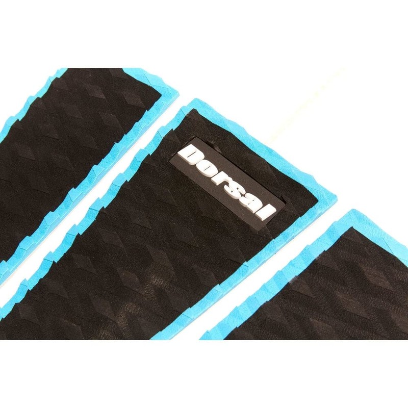 DORSAL Three (3) Piece Surfboard Traction Pad with Tail Block