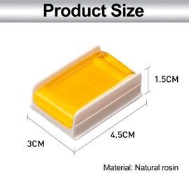 3 Pcs Natural Rosin for Violin Viola Violoncello Cello Fiddle Bow Rosin- Low Dust, Bows String Music Instrument Accessory