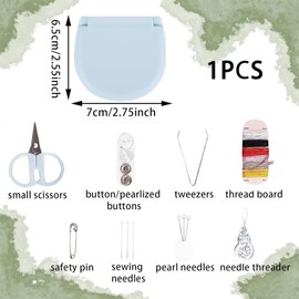 1Pcs Mini Sewing Kit Portable Needle and Thread Kit for Travel Business Trips School Camping for Be Torn Sheets Plush Torn Clothes Loose Buttons Repair Them Quickly