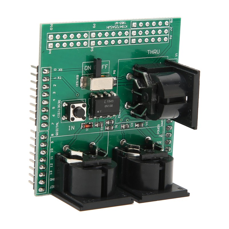 MIDI Adapter Board Serial to MIDI Module 24Pin RUN PGM