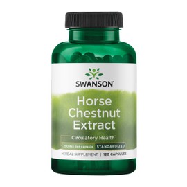 Swanson Horse Chestnut 22% Aescin (Standardized) 250 Milligrams 120 Capsules