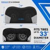 HORIZVA RV Tire Covers 2 Pack,Dual Axle Wheel Cover, Fit