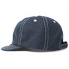 Basic Quench Denim Ball Cap, Short Brim, Denim, Indigo, Ball