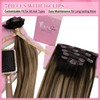 YoungSee Clip in Hair Extensions Ombre Clip in Hair Extensions