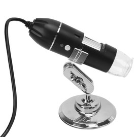 1600X Magnification MicroscopeHD USB Microscope CameraMicroscopePortable Flexible Rotating Phoneand Computerwith 8 LED for Phone