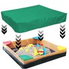 Green Sandbox Cover Square Sandbox Pool Protective Cover Sandbox Canopy