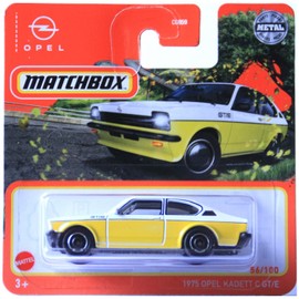 2022 Matchbox 1975 Opel Kadett C GT/E Yellow/White 56/100 (Short Card) HFR42