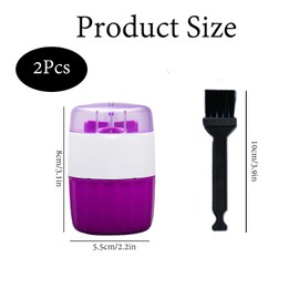 3-in-1 Pill Crushers & Splitters, Pill Crusher for Tablets, Stainless Steel Grinding Head,Portable Pill Crusher for Tablets,Pill Cutter for Elderly and Pets (Comes with Cleaning Brush) ﻿