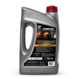 TRIAX Synergy SVL 15W-50 - Racing Grade, Full Synthetic Engine Oil - Street and Track Formulation - Loaded with Friction Modifiers - API SP Compatibility (5 Quart)