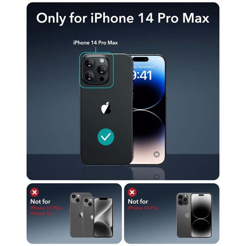 ESR 3 Pack for iPhone 14 Pro Max Screen Protector,