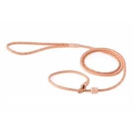 Alvalley - Correa Trenzada con Tope para Perros de 1,82 m, Fina, Bronceado, XS